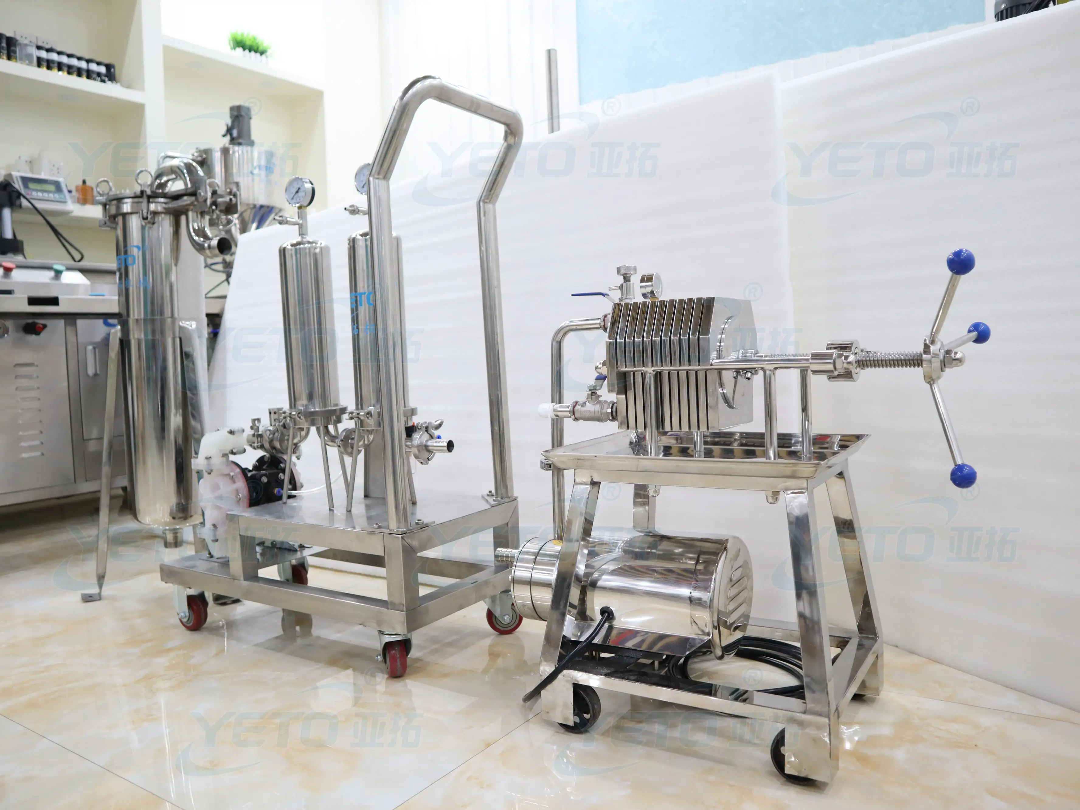 YETO-100-1000L духи фильтр для молока напитков малых кувшин для воды из нержавеющей стали ром фильтр машина