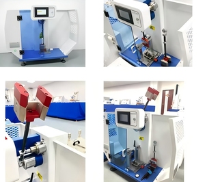 เครื่องทดสอบแรงกระแทกแบบชาร์ปีและไอโซด ISO179 ASTM D256 เครื่องทดสอบแรงกระแทกแบบลูกตุ้มชาร์ปีและไอโซด อุปกรณ์ทดสอบแรงกระแทกพลาสติก - Product Image 3