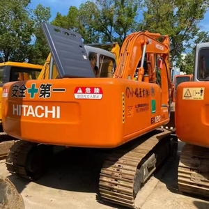 Pelle hydraulique sur chenilles Hitachi EX120 d'occasion en bon état pour la construction, l'agriculture et le creusement de noyaux de moteurs - Product Image 4