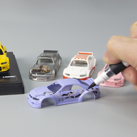 Voiture télécommandée à propulsion arrière LDARC Redian R02 - Mini voiture de course de simulation - Modèle miniature RC de bureau 1:64