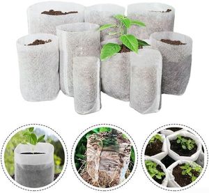 Sacchetti biodegradabili per coltivazione in tessuto Non tessuto per allevamento di piante ad uso vivaio con fiori ortaggi <span class=keywords><strong>alberelli</strong></span> - Product Image 2