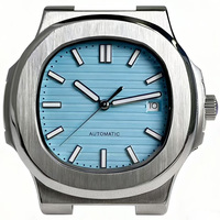 Montre de sport pour homme en acier inoxydable, mouvement Miyota 8215, écologique, étanche 5 ATM, aiguille de plongée, mécanique, 40 mm