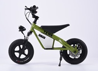 Vélo Électrique Enfant en Acier Carbone de Haute Qualité, Ensemble de Huit Pièces pour VTT, Taille 12, Adapté aux Enfants