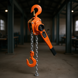 Polipasto Manual de Cadena 3T 1.5M de Elevación, Acero G80, Ganchos Giratorios de Doble Trinquete, Uso Industrial - Product Image 2
