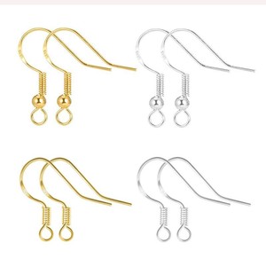 Ganchos para pendientes de plata de ley 925 con bola y argolla para accesorios de fabricación de joyas DIY Primavera 2025 - Product Image 4