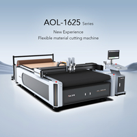 Mesin Pemotong dan Pembuat Lipatan Karton Bergelombang AOL Honeycomb Corrugated Box Cnc Oscillating Knife Dengan Sertifikasi CE