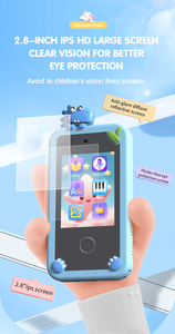 Jouet téléphone portable attrayant au design de dessin animé, idéal pour les jeunes enfants, avec appareil photo, parfait comme cadeau de fête - Product Image 4