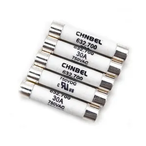 CHNBEL Fuse 6.3 X 32mm Fast Acting FF Ceramic Fuses 250v 20a Cartridge Fuses