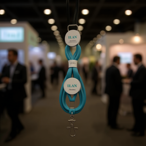 Laccetto da collo ILAN Diana 45 cm con clip per badge, accessorio, 8 pz. - Product Image 2