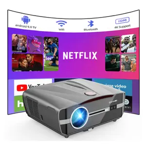 Dependable performance 4k portable smart android projector mobile support office/online video/online games/wireles