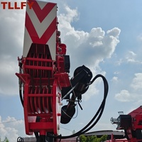 Grue à flèche droite personnalisable, ponceuse hydraulique pour pieux, conception à angle négatif, tige de forage sur mesure, option de couleur libre