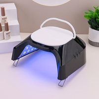 Vente en gros d'usine, nouvelle lampe à ongles rechargeable de 86 W à finition miroir, pour salon de manucure, lampe à gel avec poignée