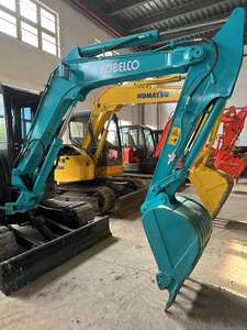 Excavatrice d'occasion originale Kobelco SK50 Mini 5 tonnes, pelle hydraulique sur chenilles d'occasion, SK55SR SK70 SK115 en stock - Product Image 4