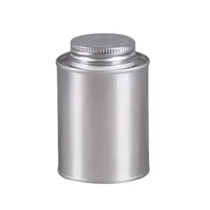 Tin Plated Steel Narrow Mouth 250 ml Solvent Tin with Dauber