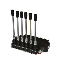Katup Kontrol Bagian 1-7 Distributor Loader Hidrolik Dioperasikan dengan Joystick