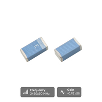 Antenne WiFi SMD à montage sur bord ultra-compacte 3,2x1,6mm 2,4 GHz VSWR 2,5 pour appareil portable et montre connectée