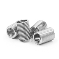 Kit d'insertion filetée en acier inoxydable M18-M28 Réparation de recul hélicoïdal avec haute visibilité pour la réparation de filetage et les inserts