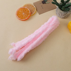 20mm Encrypted Coral Velvet Twist Pipe Cleaners Craft Thick Strips Handmade Puppies <b>Teddy</b> Mini Dog DIY Chenille Stems Craft Kit - Product Image 6