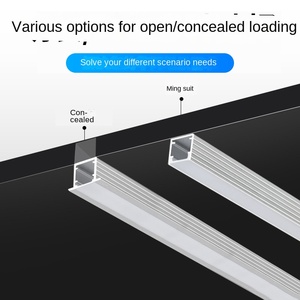 แถบไฟ LED อลูมิเนียมแบบเส้นตรงติดผนัง SMD สำหรับห้องนั่งเล่นในร่ม - Product Image 6