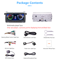 Reproductor Multimedia de navegación GPS para coche Android 7 \ "Carplay para BMW E46 M3 1998-2006 con amplificador de TV DSP OBD2 TPMS RGB DVD