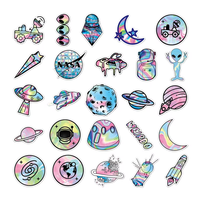 Etiqueta engomada impermeable de dibujos animados diseño de empresa etiquetas Logo etiqueta adhesiva impresión vinilo holográfico personalizado troquelado hoja de pegatinas