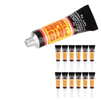 Colle acrylique UV 1,5 g à séchage rapide pour cuir, papier, verre et métal - Marque personnalisée