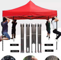 Tuoye prix d'usine 10ft X 10ft tente de publicité extérieure étanche pour les salons commerciaux-tente d'auvent pliante