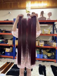 Cheveux vierges non traités, extensions de cheveux tissés, mèches de cheveux humains vietnamiens, directement de l'usine - Product Image 4