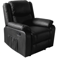 Modernes Design Einsitziger Stoff-Relaxsessel Klappbarer Massage-Freizeitstuhl für Zuhause Büro und Wohnzimmer