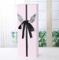 Coffrets cadeaux élégants et protecteurs avec boîte d'emballage de fleurs en ruban au design personnalisable