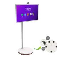 Vente en gros Moniteur de jeu portable 23.8 pouces Téléviseurs intelligents mobiles Support Tv sans fil Wifi Smart Tv Suivez-moi Tv