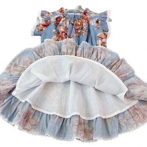 Nouvelle collection de vêtements pour enfants - Robe en mousseline de soie luxueuse pour filles - Silhouette en A respirante et lavable - Modèle le plus vendu - Product Image 5