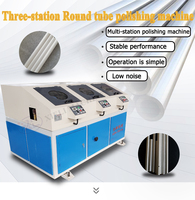 Machine de polissage de tubes ronds en métal Xieli, machine de polissage de tuyaux en acier inoxydable, moteur haute efficacité