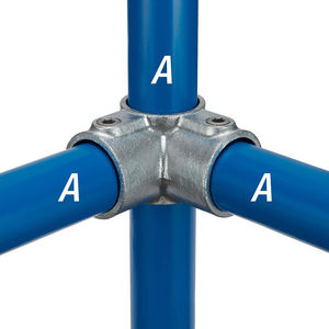 Abrazadera de tubo de andamio galvanizado Abrazadera de ajuste de valla Conector de tubería de 3 vías de <span class=keywords><strong>90</strong></span> grados - Product Image 4