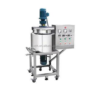100L liquid soap detergent hand washing mixing tank with agitator electric heater stainless steel mixing machine