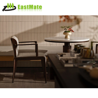 Vente en gros d'ensemble de restaurant moderne de luxe Chaises de table en bois massif Chaise de bar en bois PU Mobilier pour restaurant Hôtel Restaurant