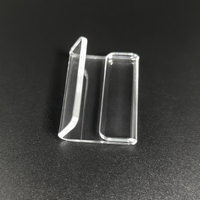 PMMA Estante transparente Clip de plástico Estante de acrílico transparente Hablador Precio Canal Etiqueta Tira DE DATOS Titular de etiqueta de boleto
