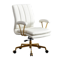 Meilleure vente chaise de bureau de luxe simple chaise d'ordinateur à domicile multicolore en option chaise de bureau en cuir