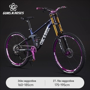 Bicicleta de Montaña MTB de <span class=keywords><strong>27.5</strong></span>/<span class=keywords><strong>26</strong></span> Pulgadas con Suspensión Trasera para Adultos, con Freno Hidráulico para Descenso y Todoterreno, Modelo 120Firework con Campana <span class=keywords><strong>en</strong></span> la <span class=keywords><strong>Rueda</strong></span> Trasera - Product Image 4