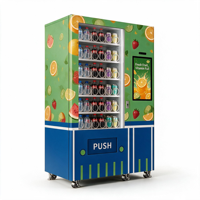 Distributeur automatique de boissons et de snacks, distributeur automatique sans personnel, distributeur automatique en libre-service pour bureau, station, centre commercial