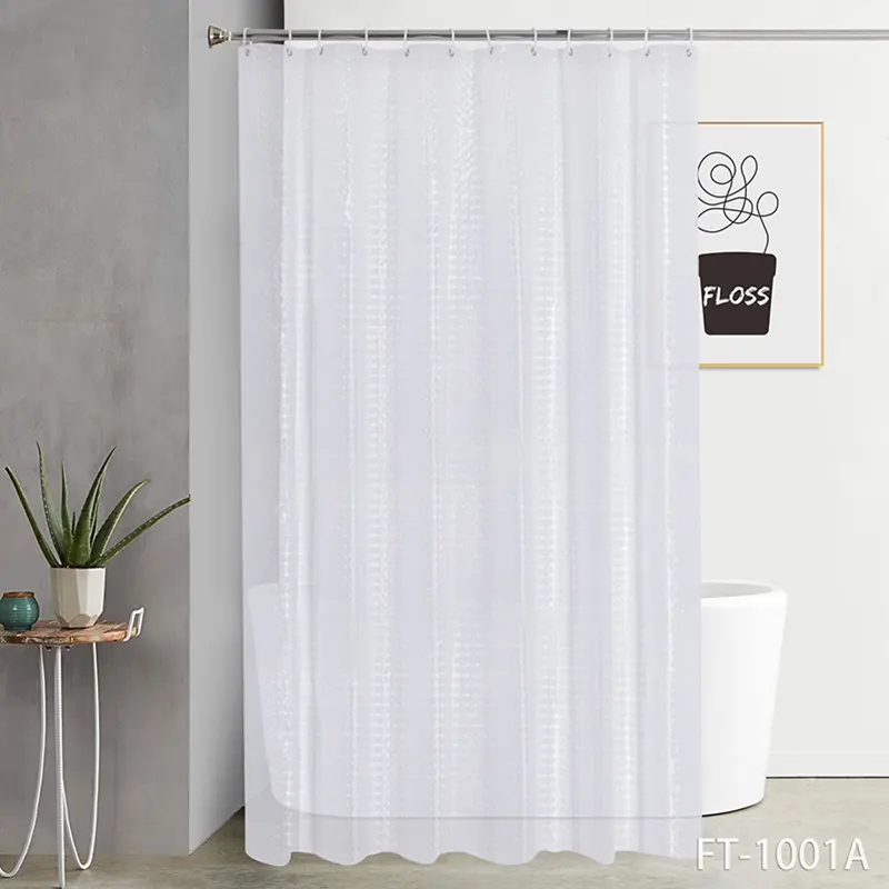 Wholesale Bathroom Fancy 3D PEVA Shower Curtain with Printing