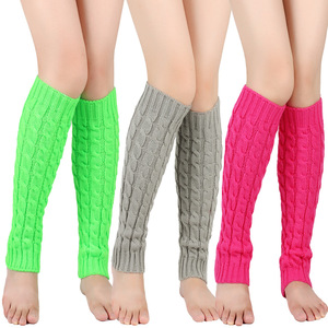 Wholesale Autumn and Winter Warm Woolen Knitted Foot Warmers Long Leg <strong>Boot</strong> Covers <strong>Slouch</strong> Socks - Product Image 1