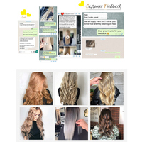 LeShine Nano Micro Anneau de Cheveux Humains Micro Perles Trame Extensions de Cheveux Remy Micro Loop Links Extensions de Cheveux