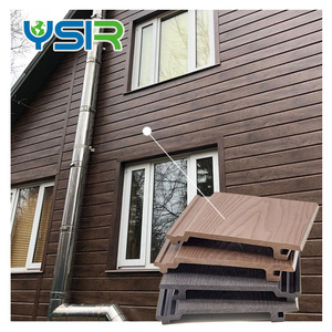 Linyi Yansen colori durevoli di alta qualità impermeabile a prova di fuoco rivestimento facile da installare legno composito in <span class=keywords><strong>Pvc</strong></span> Wpc pannello di parete esterna - Product Image 2