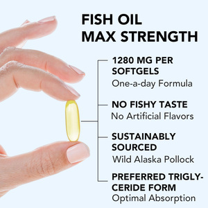 OneBotanical 240 Capsule di Olio di Pesce <span class=keywords><strong>Omega</strong></span> <span class=keywords><strong>3</strong></span> Gusto Limone con EPA DHA e <span class=keywords><strong>Omega</strong></span> <span class=keywords><strong>3</strong></span> per Uomini e Donne - Product Image 3