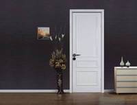 Toilette pas chère salle de bain pvc mdf porte à persiennes en bois avec persienne en wpc