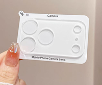 Film protecteur d'écran en verre trempé 9H anti-rayures à couverture intégrale 3D avec colle complète et film protecteur d'objectif en soie pour iPhone 17, 18 Pro, 16, 15