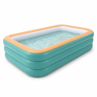 Piscine gonflable pour enfants et adolescents, idéale pour les jeux aquatiques en plein air, dans le jardin ou lors de fêtes estivales