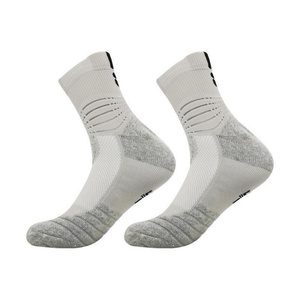 Youth Men's Performance Sports <b>Socks</b> <b>Moisture</b>-Wicking Anti-Slip Crew <b>Socks</b> with Compression & Terry Cushion - Product Image 1