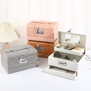 3 chữ số mật khẩu chống trộm hành lý khóa hợp kim kẽm kết hợp khóa vali phần cứng Khóa hành lý 3 chữ số kết hợp khóa - Product Image 5